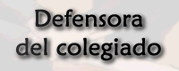 Defensora del Colegiado